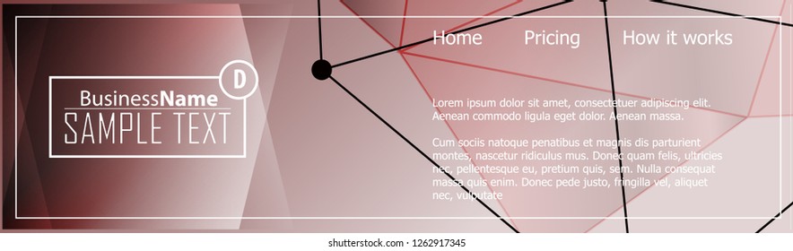Red contrast abstract technology background. Red corporate design. Abstract tech corporate red design flyer background. Black geometric illustration for flyer, brochures, web graphic design background