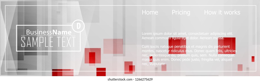 Red contrast abstract technology background. Red corporate design. Abstract tech corporate red design flyer background. Black geometric illustration for flyer, brochures, web graphic design background