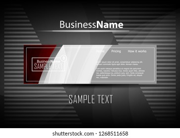 Red contrast abstract technology background. Red corporate design. Abstract tech corporate red design flyer background. Black geometric illustration for flyer, brochures, web graphic design background