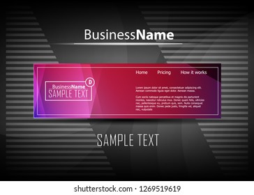 Red contrast abstract technology background. Red corporate design. Abstract tech corporate red design flyer background. Black geometric illustration for flyer, brochures, web graphic design background