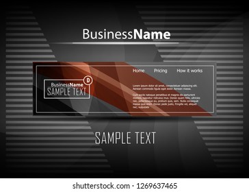 Red contrast abstract technology background. Red corporate design. Abstract tech corporate red design flyer background. Black geometric illustration for flyer, brochures, web graphic design background