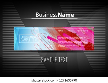 Red contrast abstract technology background. Red corporate design. Abstract tech corporate red design flyer background. Black geometric illustration for flyer, brochures, web graphic design background