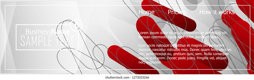 Red contrast abstract technology background. Red corporate design. Abstract tech corporate red design flyer background. Black geometric illustration for flyer, brochures, web graphic design background