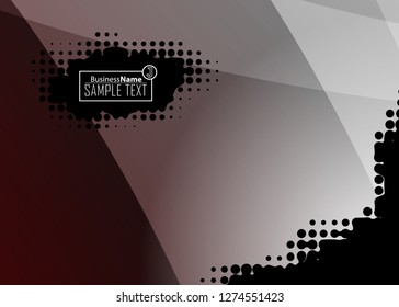 Red contrast abstract technology background. Red corporate design. Abstract tech corporate red design flyer background. Black geometric illustration for flyer, brochures, web graphic design background