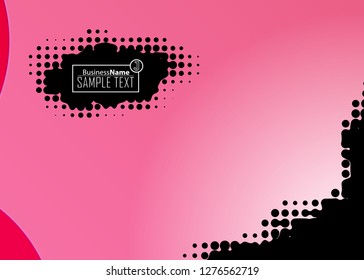 Red contrast abstract technology background. Red corporate design. Abstract tech corporate red design flyer background. Black geometric illustration for flyer, brochures, web graphic design background