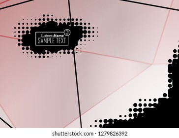 Red contrast abstract technology background. Red corporate design. Abstract tech corporate red design flyer background. Black geometric illustration for flyer, brochures, web graphic design background