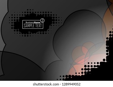 Red contrast abstract technology background. Red corporate design. Abstract tech corporate red design flyer background. Black geometric illustration for flyer, brochures, web graphic design background
