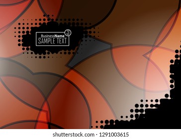 Red contrast abstract technology background. Red corporate design. Abstract tech corporate red design flyer background. Black geometric illustration for flyer, brochures, web graphic design background