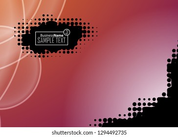 Red contrast abstract technology background. Red corporate design. Abstract tech corporate red design flyer background. Black geometric illustration for flyer, brochures, web graphic design background