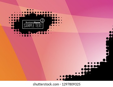 Red contrast abstract technology background. Red corporate design. Abstract tech corporate red design flyer background. Black geometric illustration for flyer, brochures, web graphic design background