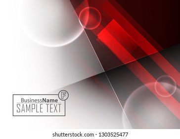 Red contrast abstract technology background. Red corporate design. Abstract tech corporate red design flyer background. Black geometric illustration for flyer, brochures, web graphic design background
