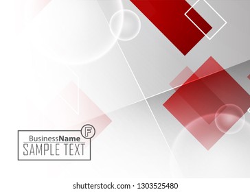Red contrast abstract technology background. Red corporate design. Abstract tech corporate red design flyer background. Black geometric illustration for flyer, brochures, web graphic design background