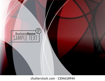 Red contrast abstract technology background. Red corporate design. Abstract tech corporate red design flyer background. Black geometric illustration for flyer, brochures, web graphic design background