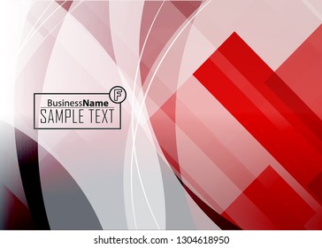 Red contrast abstract technology background. Red corporate design. Abstract tech corporate red design flyer background. Black geometric illustration for flyer, brochures, web graphic design background