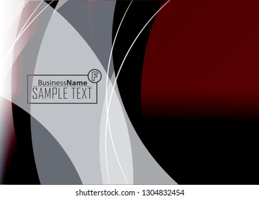 Red contrast abstract technology background. Red corporate design. Abstract tech corporate red design flyer background. Black geometric illustration for flyer, brochures, web graphic design background