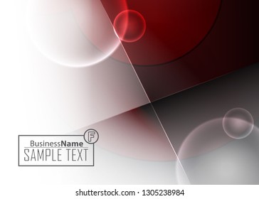Red contrast abstract technology background. Red corporate design. Abstract tech corporate red design flyer background. Black geometric illustration for flyer, brochures, web graphic design background