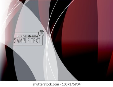 Red contrast abstract technology background. Red corporate design. Abstract tech corporate red design flyer background. Black geometric illustration for flyer, brochures, web graphic design background