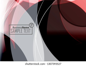Red contrast abstract technology background. Red corporate design. Abstract tech corporate red design flyer background. Black geometric illustration for flyer, brochures, web graphic design background
