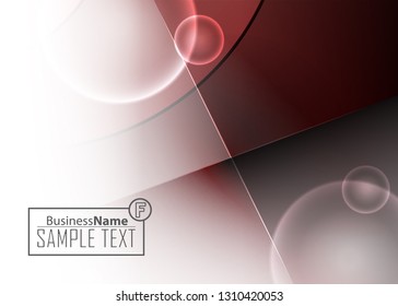 Red contrast abstract technology background. Red corporate design. Abstract tech corporate red design flyer background. Black geometric illustration for flyer, brochures, web graphic design background