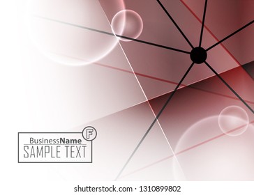 Red contrast abstract technology background. Red corporate design. Abstract tech corporate red design flyer background. Black geometric illustration for flyer, brochures, web graphic design background