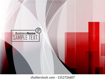Red contrast abstract technology background. Red corporate design. Abstract tech corporate red design flyer background. Black geometric illustration for flyer, brochures, web graphic design background
