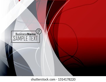 Red contrast abstract technology background. Red corporate design. Abstract tech corporate red design flyer background. Black geometric illustration for flyer, brochures, web graphic design background