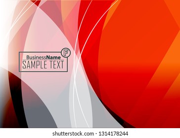 Red contrast abstract technology background. Red corporate design. Abstract tech corporate red design flyer background. Black geometric illustration for flyer, brochures, web graphic design background