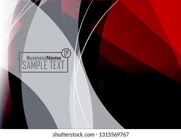 Red contrast abstract technology background. Red corporate design. Abstract tech corporate red design flyer background. Black geometric illustration for flyer, brochures, web graphic design background