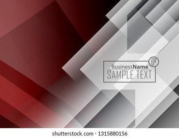 Red contrast abstract technology background. Red corporate design. Abstract tech corporate red design flyer background. Black geometric illustration for flyer, brochures, web graphic design background