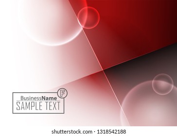 Red contrast abstract technology background. Red corporate design. Abstract tech corporate red design flyer background. Black geometric illustration for flyer, brochures, web graphic design background