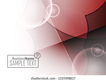 Red contrast abstract technology background. Red corporate design. Abstract tech corporate red design flyer background. Black geometric illustration for flyer, brochures, web graphic design background