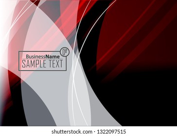 Red contrast abstract technology background. Red corporate design. Abstract tech corporate red design flyer background. Black geometric illustration for flyer, brochures, web graphic design background