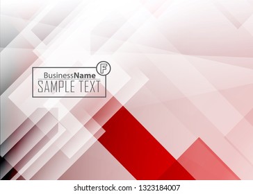 Red contrast abstract technology background. Red corporate design. Abstract tech corporate red design flyer background. Black geometric illustration for flyer, brochures, web graphic design background