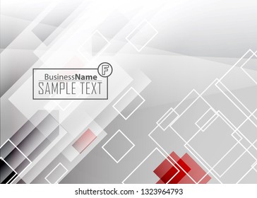 Red contrast abstract technology background. Red corporate design. Abstract tech corporate red design flyer background. Black geometric illustration for flyer, brochures, web graphic design background