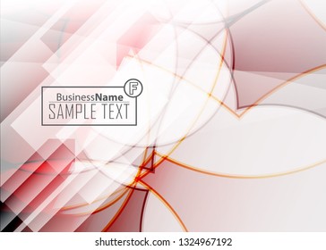 Red contrast abstract technology background. Red corporate design. Abstract tech corporate red design flyer background. Black geometric illustration for flyer, brochures, web graphic design background