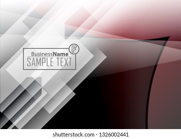 Red contrast abstract technology background. Red corporate design. Abstract tech corporate red design flyer background. Black geometric illustration for flyer, brochures, web graphic design background