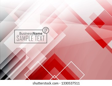 Red contrast abstract technology background. Red corporate design. Abstract tech corporate red design flyer background. Black geometric illustration for flyer, brochures, web graphic design background