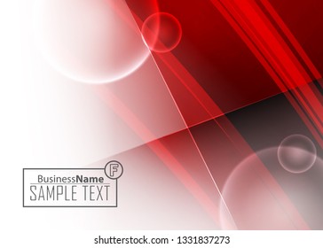 Red contrast abstract technology background. Red corporate design. Abstract tech corporate red design flyer background. Black geometric illustration for flyer, brochures, web graphic design background
