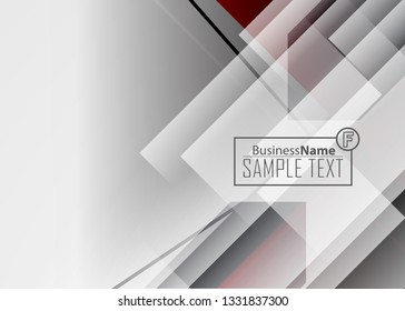 Red contrast abstract technology background. Red corporate design. Abstract tech corporate red design flyer background. Black geometric illustration for flyer, brochures, web graphic design background