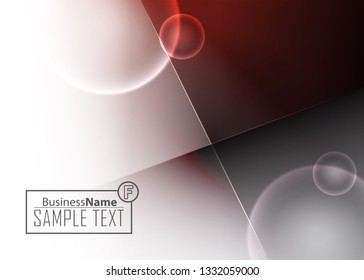 Red contrast abstract technology background. Red corporate design. Abstract tech corporate red design flyer background. Black geometric illustration for flyer, brochures, web graphic design background
