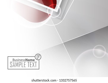 Red contrast abstract technology background. Red corporate design. Abstract tech corporate red design flyer background. Black geometric illustration for flyer, brochures, web graphic design background