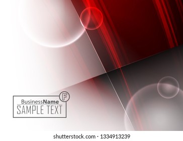 Red contrast abstract technology background. Red corporate design. Abstract tech corporate red design flyer background. Black geometric illustration for flyer, brochures, web graphic design background