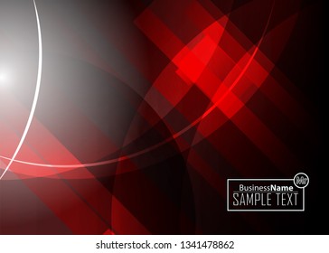 Red contrast abstract technology background. Red corporate design. Abstract tech corporate red design flyer background. Black geometric illustration for flyer, brochures, web graphic design background