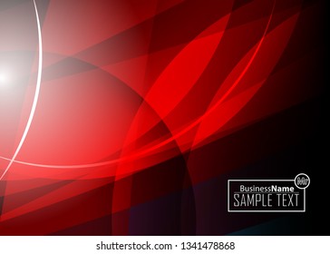 Red contrast abstract technology background. Red corporate design. Abstract tech corporate red design flyer background. Black geometric illustration for flyer, brochures, web graphic design background