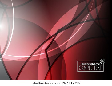 Red contrast abstract technology background. Red corporate design. Abstract tech corporate red design flyer background. Black geometric illustration for flyer, brochures, web graphic design background