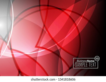 Red contrast abstract technology background. Red corporate design. Abstract tech corporate red design flyer background. Black geometric illustration for flyer, brochures, web graphic design background