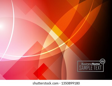 Red contrast abstract technology background. Red corporate design. Abstract tech corporate red design flyer background. Black geometric illustration for flyer, brochures, web graphic design background