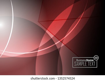 Red contrast abstract technology background. Red corporate design. Abstract tech corporate red design flyer background. Black geometric illustration for flyer, brochures, web graphic design background