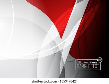 Red contrast abstract technology background. Red corporate design. Abstract tech corporate red design flyer background. Black geometric illustration for flyer, brochures, web graphic design background