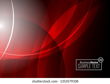 Red contrast abstract technology background. Red corporate design. Abstract tech corporate red design flyer background. Black geometric illustration for flyer, brochures, web graphic design background